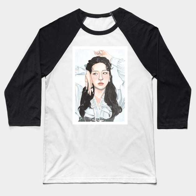 Kang Seulgi Feel My Rhythm Baseball T-Shirt by NiamhYoungArt